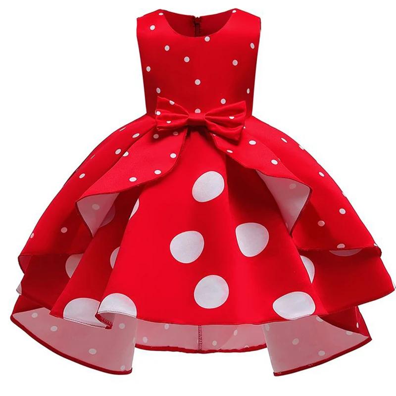 Robe fleurs rayures petite fille princesse Noël mariage - Tenue fête élégante enfants vêtements cérémonie