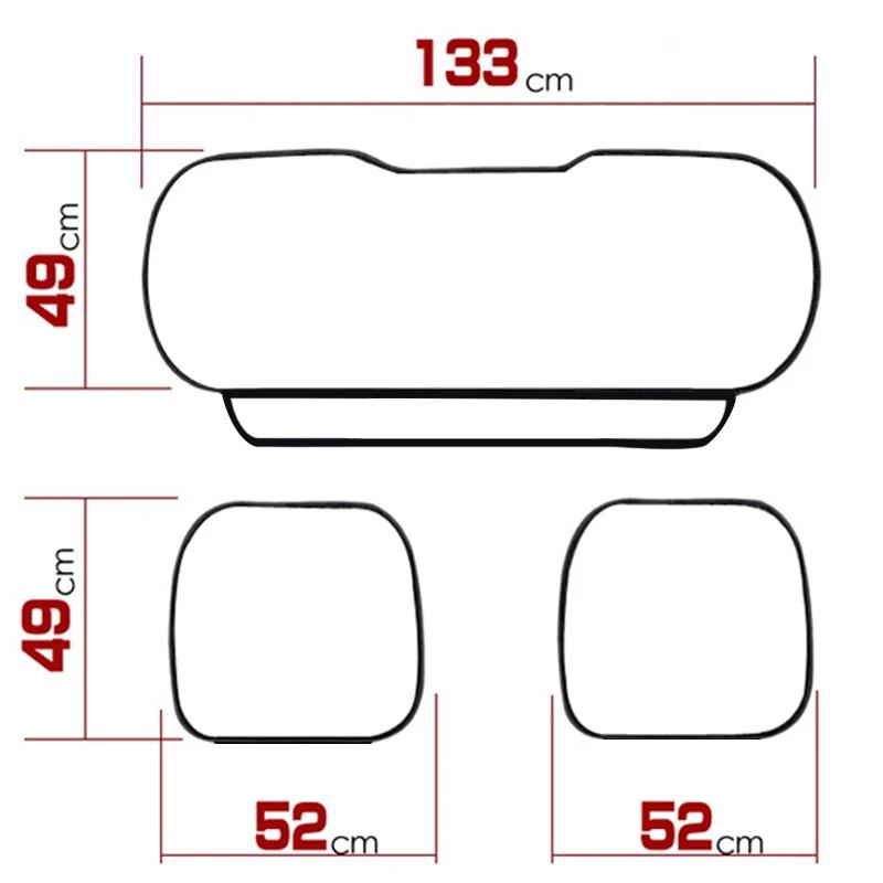 Juste de siège de voiture en cuir, intérieur, coussin, protecteur, polymères, universel, tapis, acce