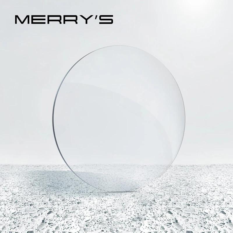MERRYS Prescription série 1.56 1.61 1.67 1.74 CR-39 résine asphérique lunettes lentilles myopie hype