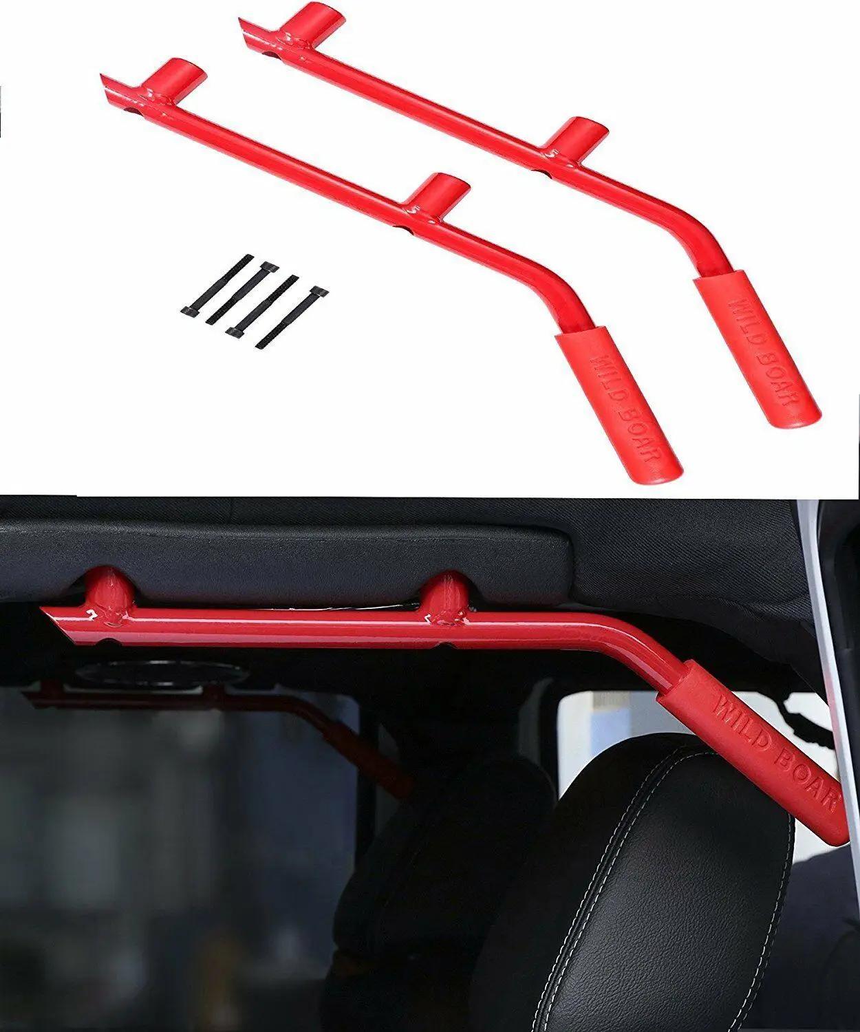 Poignées de maintien en acier pour barre d'appui arrière et avant, pour Jeep Wrangler JK 4 portes 20