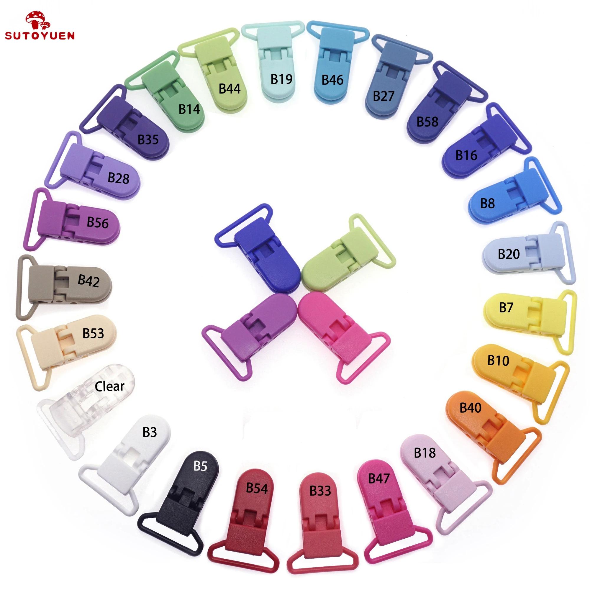 Sutoyuen – attache-tétine en plastique pour bébé, attache-sucette factice, porte-chaîne pour ruban d