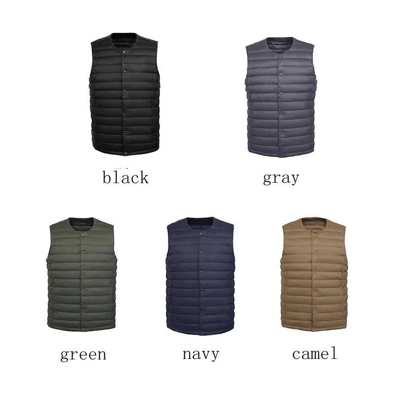 NewBang – gilet en duvet Ultra léger pour homme, manteau sans manches, Portable, col en v, doublure