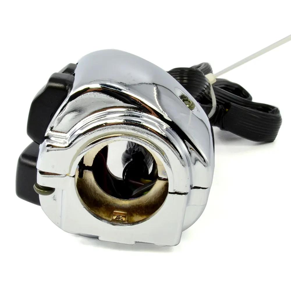 Interrupteur de guidon de moto, clignotant, klaxon, bouton de commande d'engrenage, pour Harley SOFT