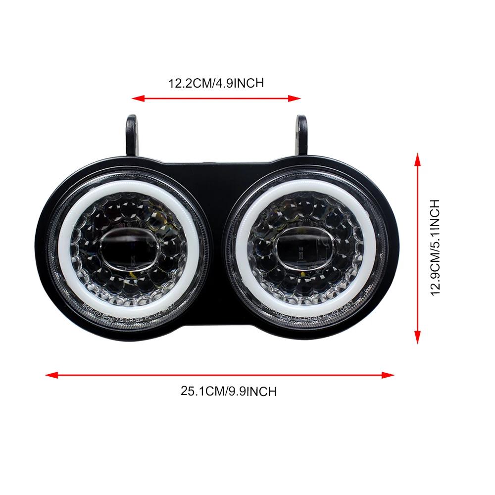 Phare LED double lumière pour moto, pour Buell XB modèle 2003 – 2010