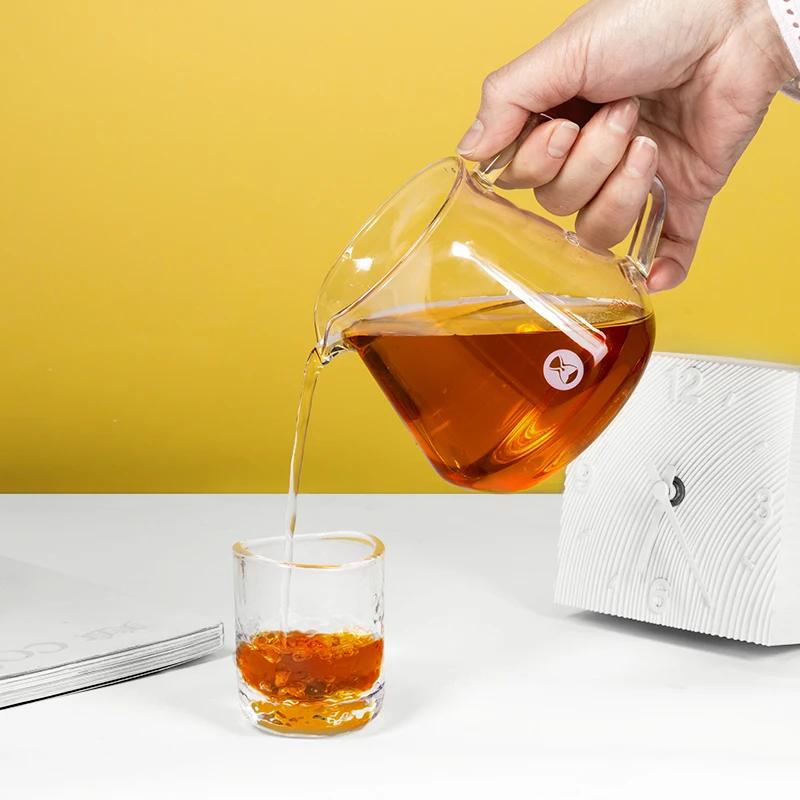 Carafe à café TIMEMORE en verre borosilicate, résistante à la chaleur, avec poignée ergonomique pour