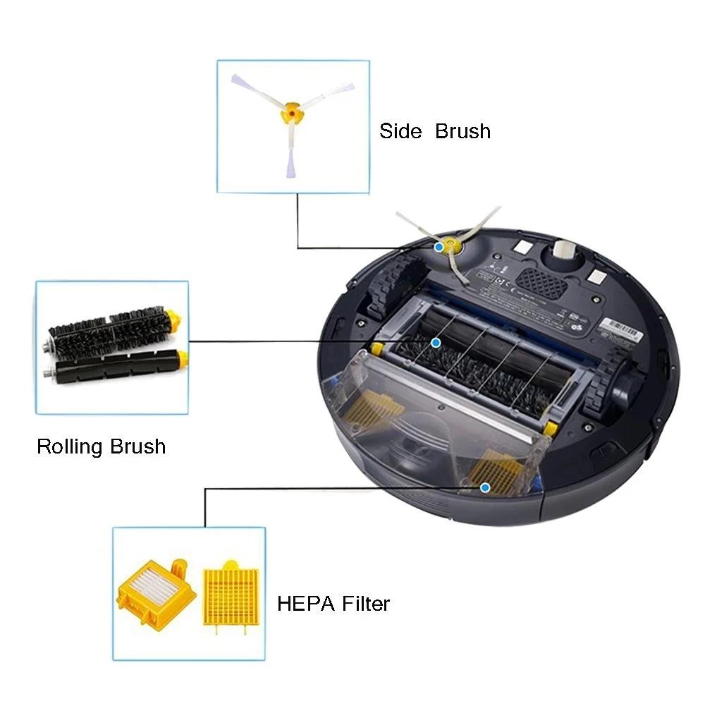 Pour IRobot Roomba série 700 760 770 772 774 775 776 780 782 785 786 790 accessoires brosse latérale
