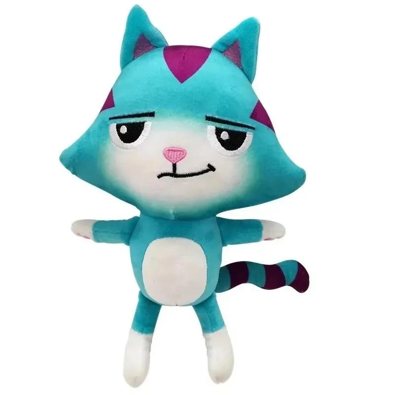 Plus récent 8 Stlyes Gabby Dollhouse en peluche Mercat dessin animé animaux en peluche sirène chat e