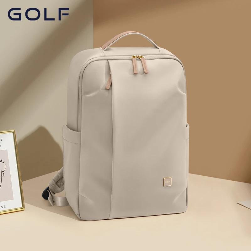 Sac à dos GOLF de grande capacité pour femmes, sac à dos décontracté pour ordinateur portable de 15.