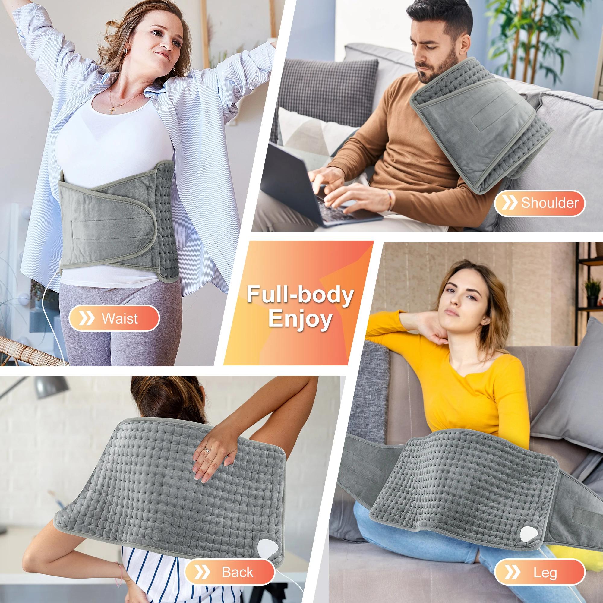 Ceinture chauffante électrique, coussin thermique Portable, pour le bureau et la maison, température
