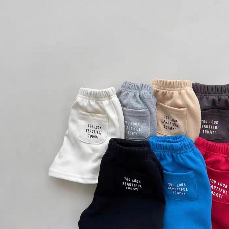 K2694 Short sportif fin d'été unisexe pour enfants, nouveau Style coréen, mode polyvalente, vêtement