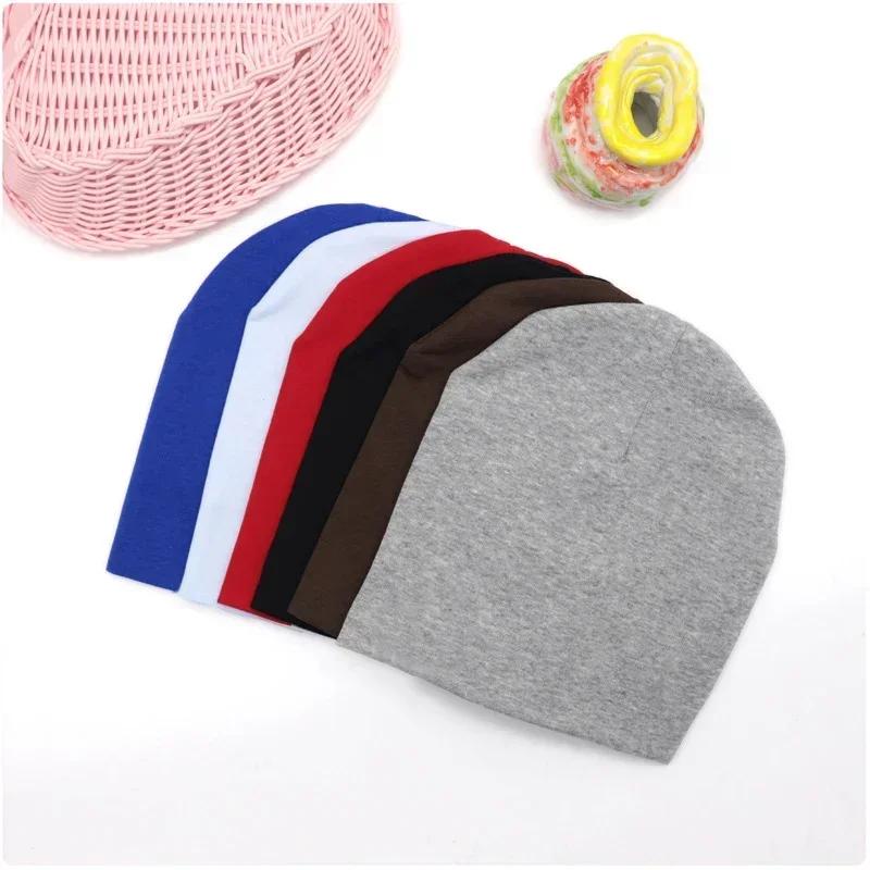 0-3 ans solide enfants tricoté chapeau nouveau-né bébé hiver coton casquette chaude printemps automn