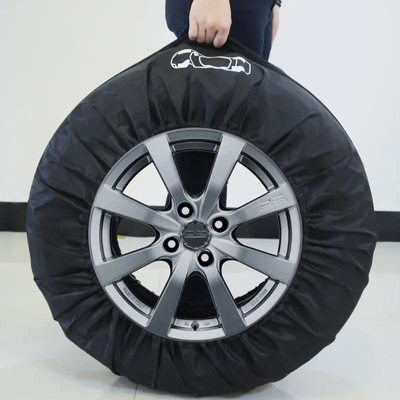 Housse de protection pour pneus de secours de voiture, 4 pièces/lot, sacs de rangement en Polyester