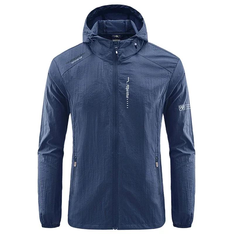 Veste fine de protection solaire pour hommes, séchage rapide, pour l'extérieur, randonnée, pêche, cy