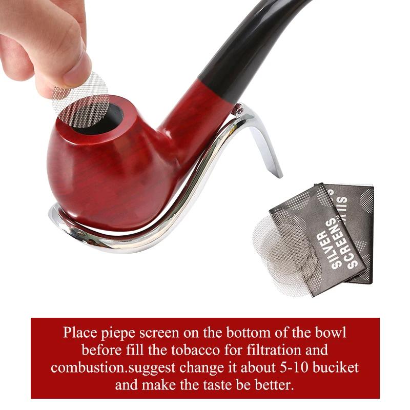 Nouveau Ensemble de tuyaux en bois de santal rouge créatif classique, accessoires, filtre de 9MM, tu