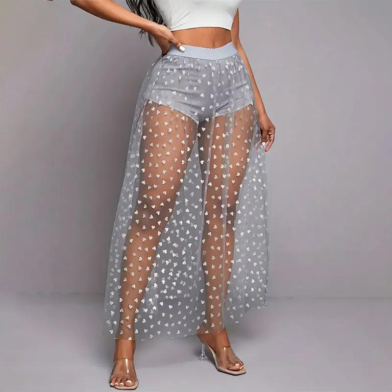 Robe de soirée élégante en dentelle pour femmes, tenue de soirée élégante, Sexy, transparente, Maxi,