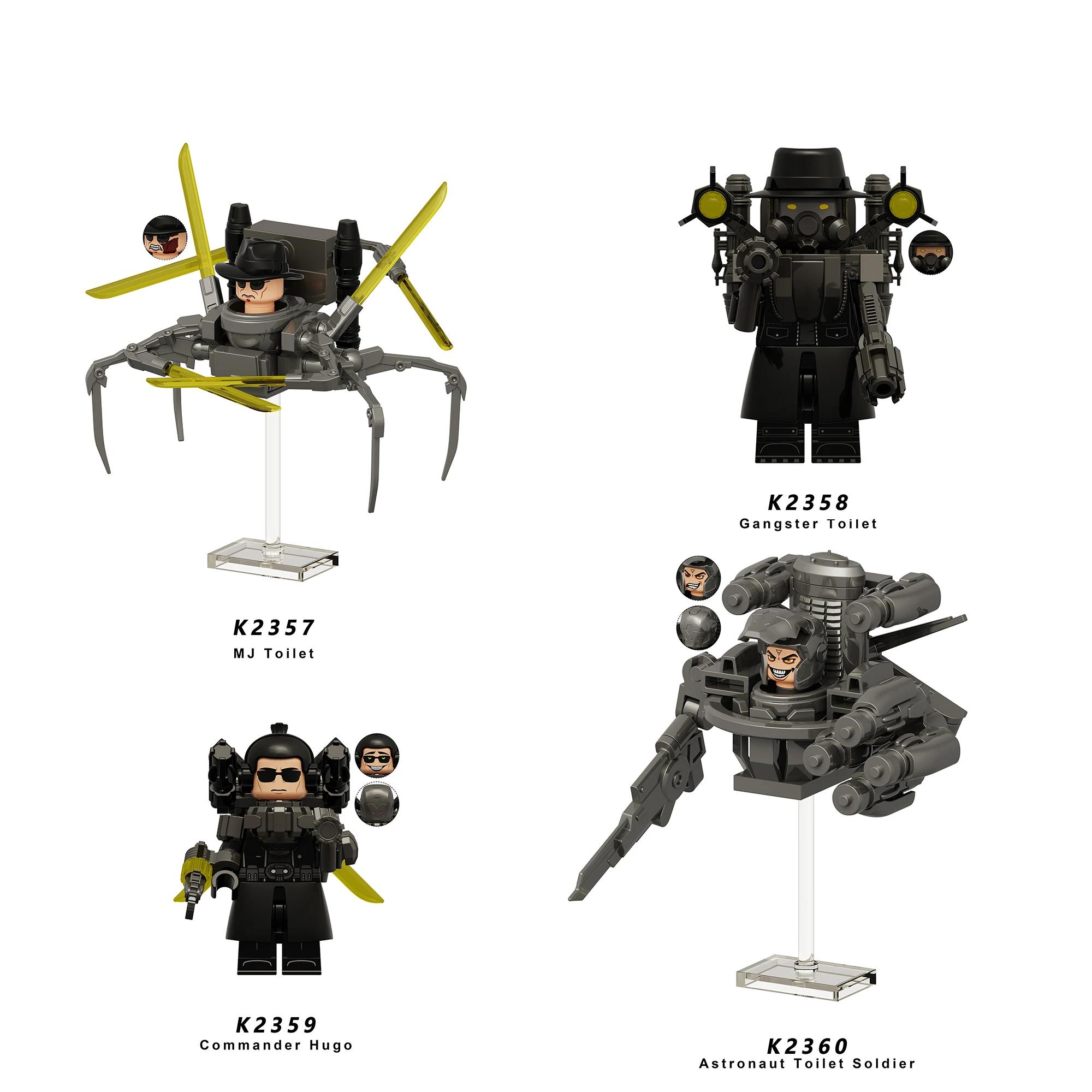 Nouvelles figurines KDL SWAT Skibidi Toilet Man, jouets en blocs d'anime, TvMan Titan Cameraman Spea