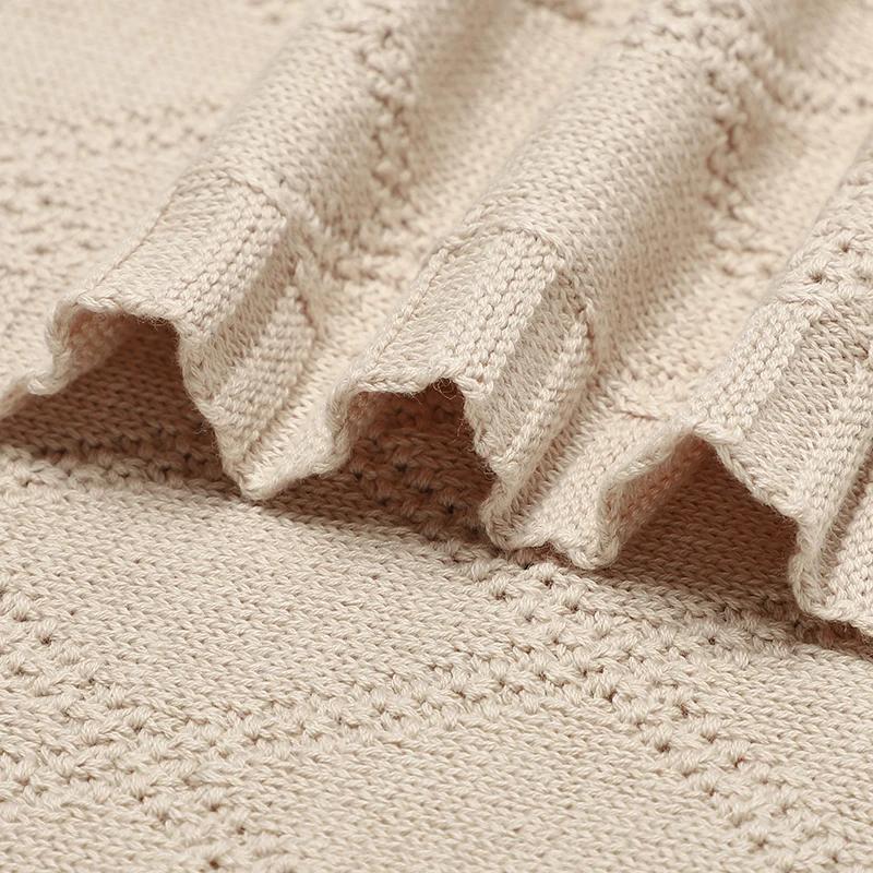 Couvertures en coton pour bébé, Super douces, pour nouveau-né, garçon et fille, couverture de pousse