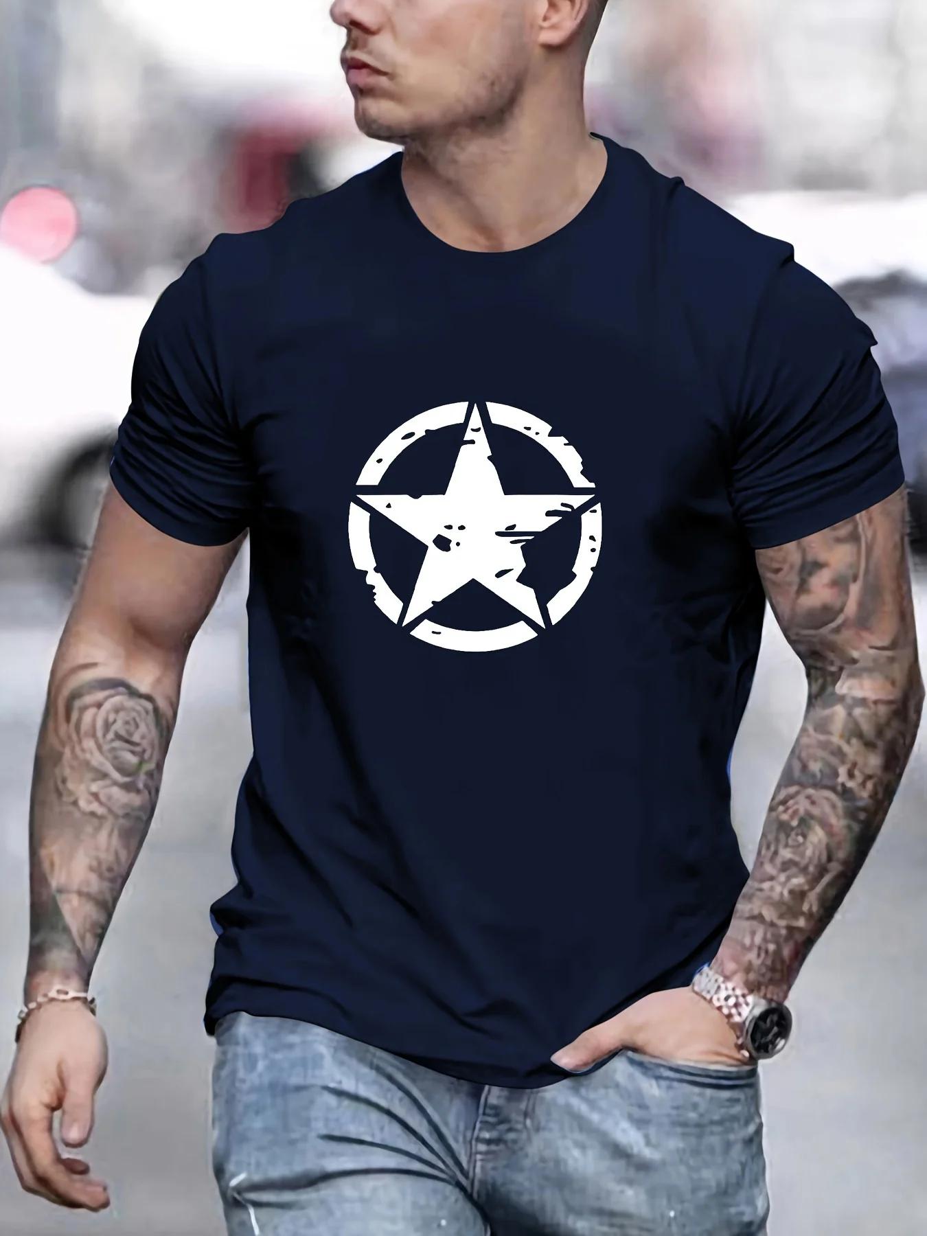 T-shirt à Manches Courtes et Col Rond pour Homme, Vêtement Confortable, Décontracté, Ample, Surdimen