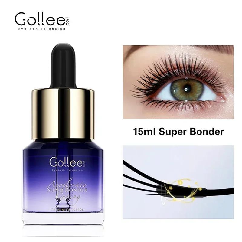 Gollee 10/12 pièces colle à cils gelée poudre colle 5ml Extension de cils Supplie outils de maquilla
