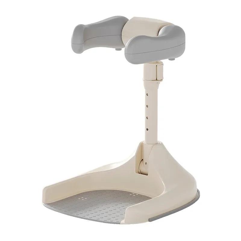 Support de bain réglable pour bébé, pliable pour le rangement, coussinets de pieds antidérapants, fo