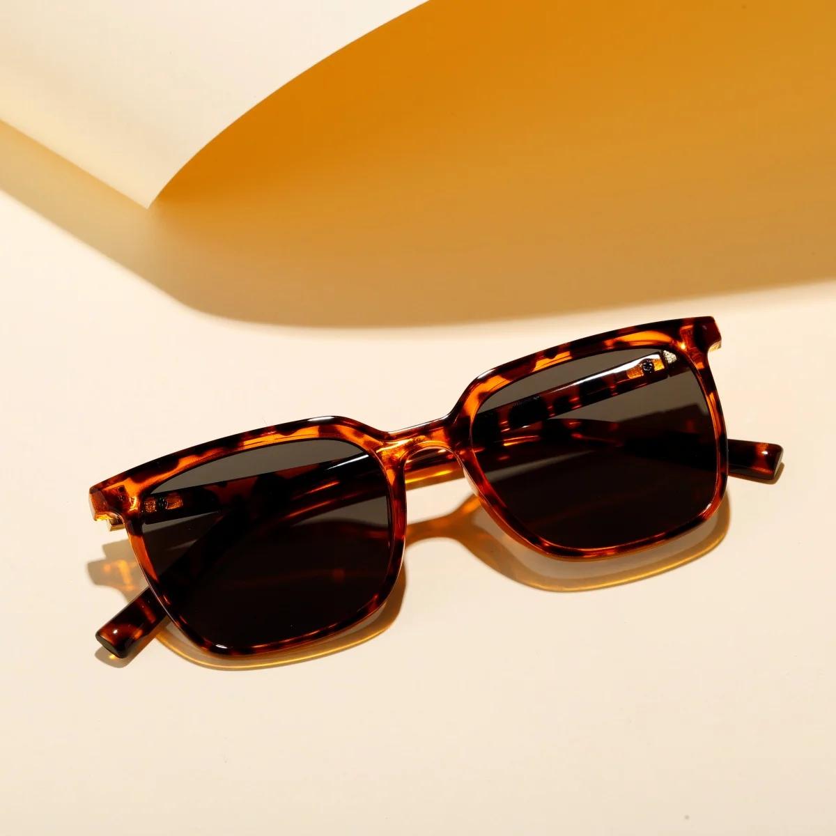 Lunettes de soleil tendance pour hommes et femmes de style rétro européen et américain, polyvalentes
