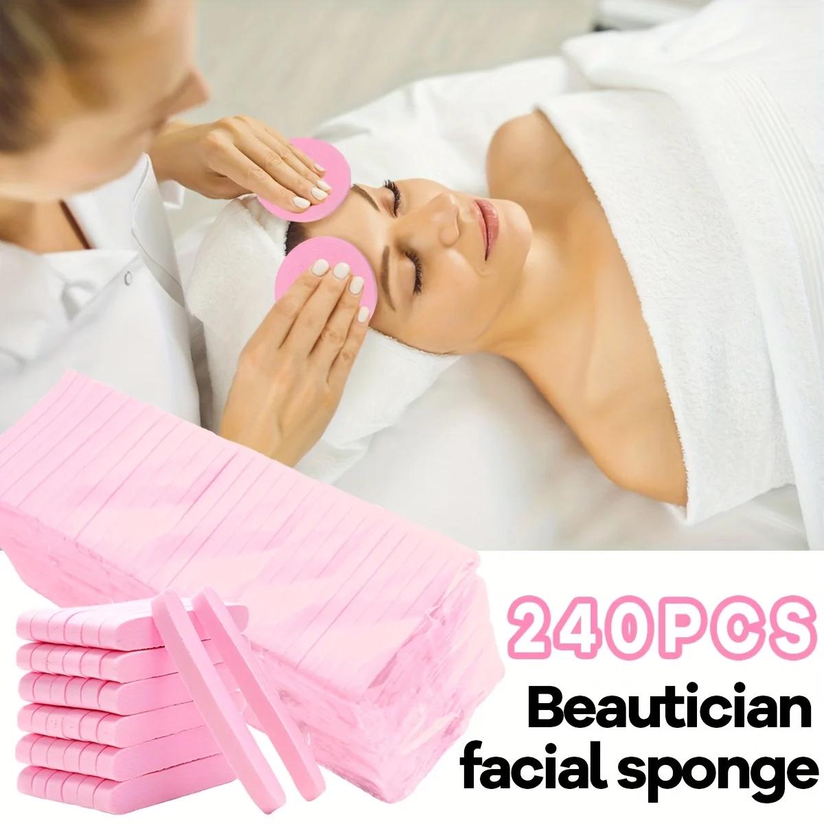 Éponges pour le visage - 240 pièces - Éponges pour le visage compressées pour laver le visage, tampo