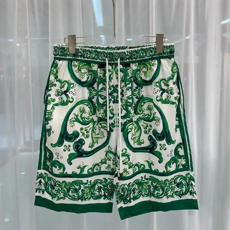 Été 2025 impression numérique décontracté à manches courtes hommes chemise Shorts chemise hawaïenne