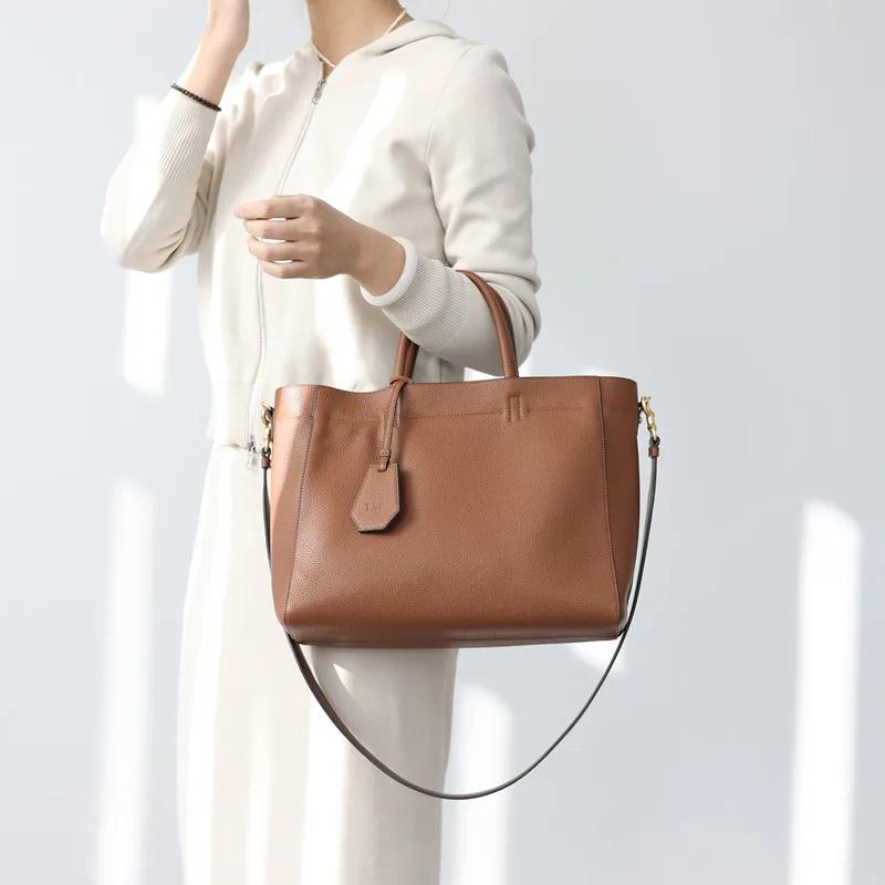 Sac à main de luxe en cuir de vachette véritable pour femme, sac messager, tempérament unique, initi