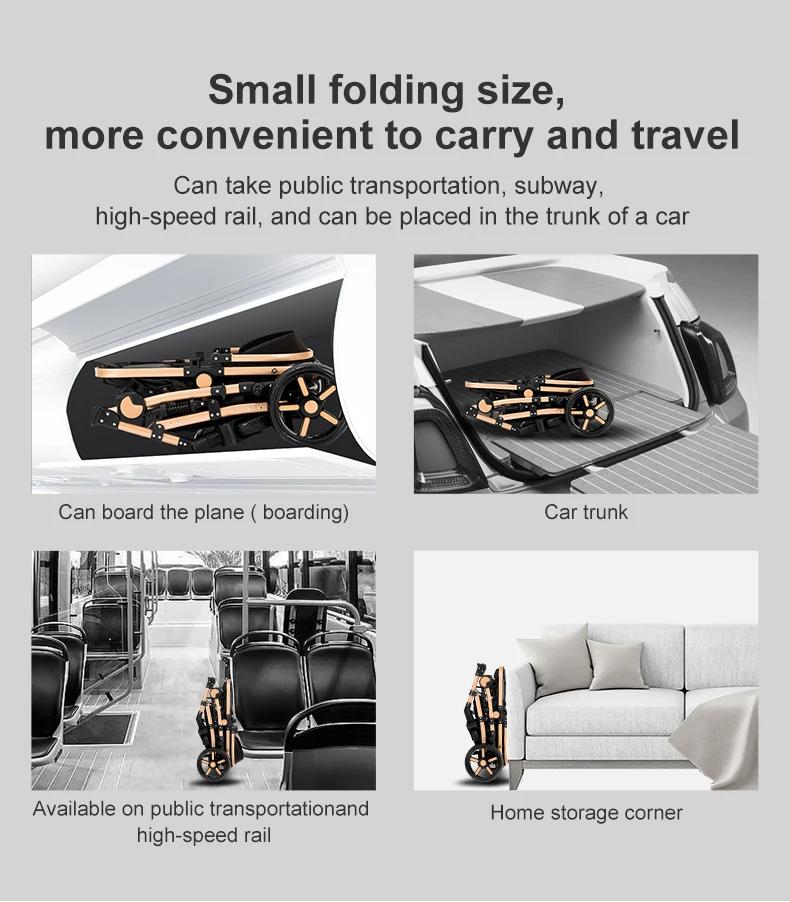 Poussette bébé 3-en-1 innovante, design tendance avec siège auto confortable, nacelle spacieuse et f