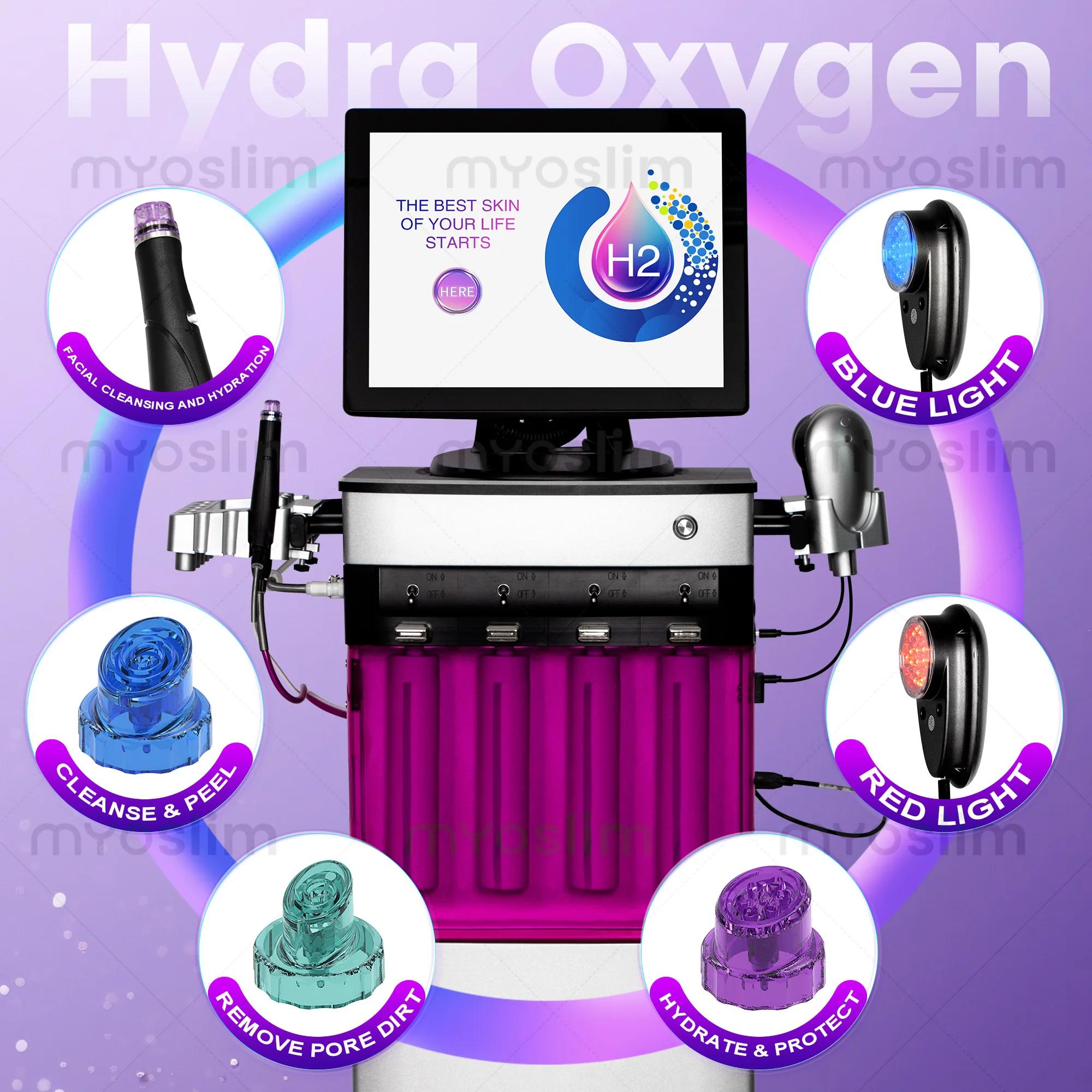 Appareil de soin du visage à oxygène 10 en 1, appareil professionnel pour le soin de la peau, nettoy