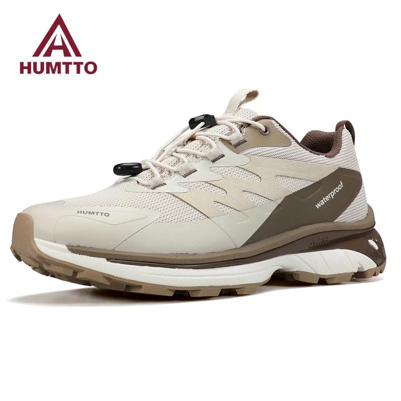HUMTTO-Chaussures de dehors Décontractées et Respirantes pour Homme, Baskets de Course Noires, de Lu