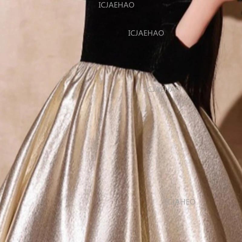 Robe de spectacle 2026 pour enfants et filles, tenue de princesse pour anniversaire, demoiselle d'ho