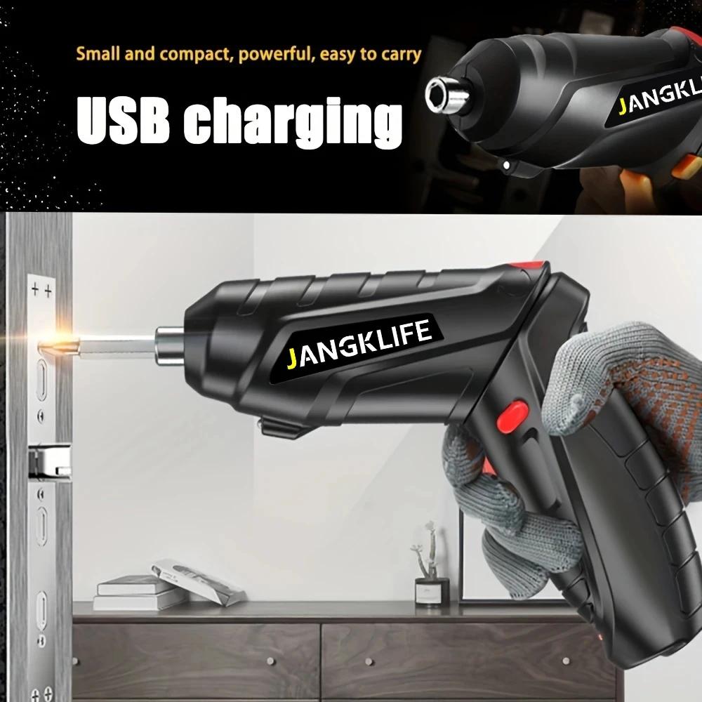 JANGKLIFE tournevis électrique batterie tournevis sans fil Rechargeable puissant Impact tournevis sa