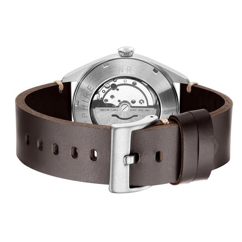 Flieger Montre pilote A Type B aviateur champ automatique Reloj Piloto Relogio Montre-bracelet mécan