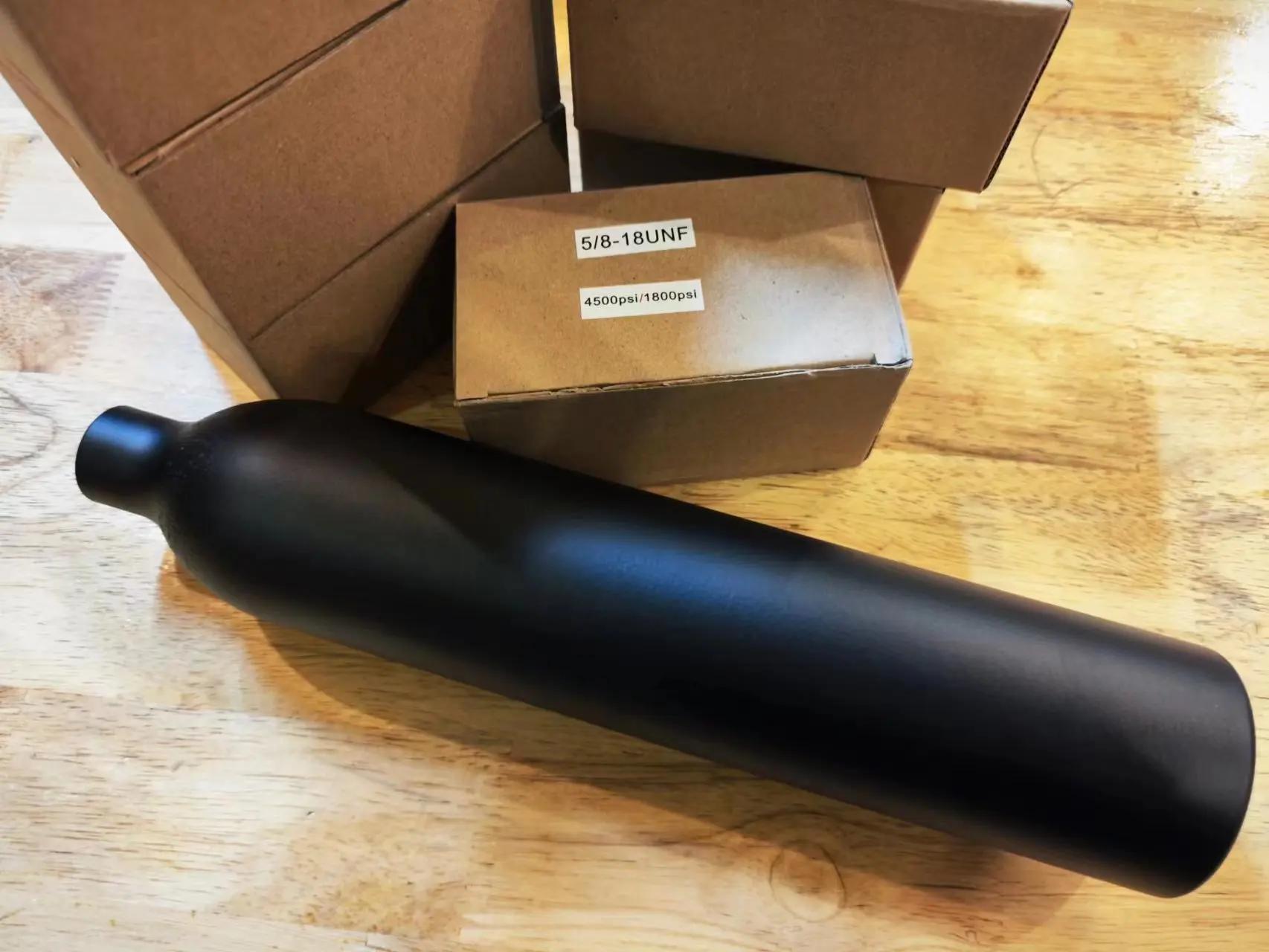 Bouteille d'Air ComTIFS HPA en Aluminium Précieux, Valve Sochi, Co2 Intervalles, 0,5 L, 5/8 "-18 UNF