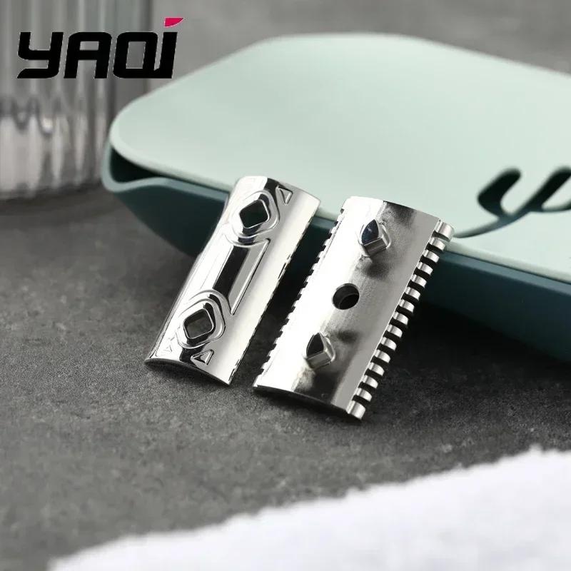 Rasoir de sécurité YAQI Harlequin 316 en acier inoxydable poli 2026 avec une espacement de lame de 0