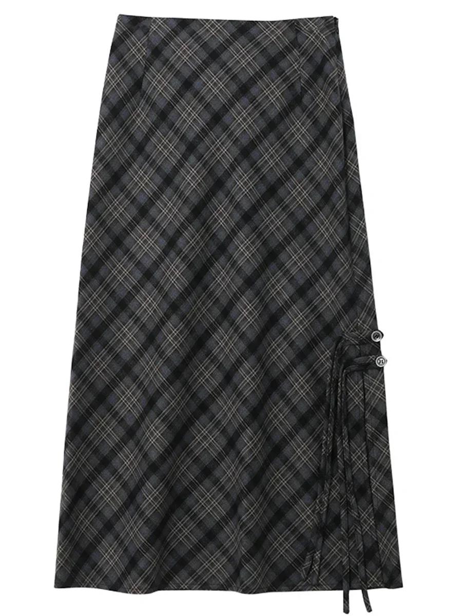 CHIC VEN – jupe longue décontractée pour femmes, nouveau Style doux et Cool, taille haute, fente à c