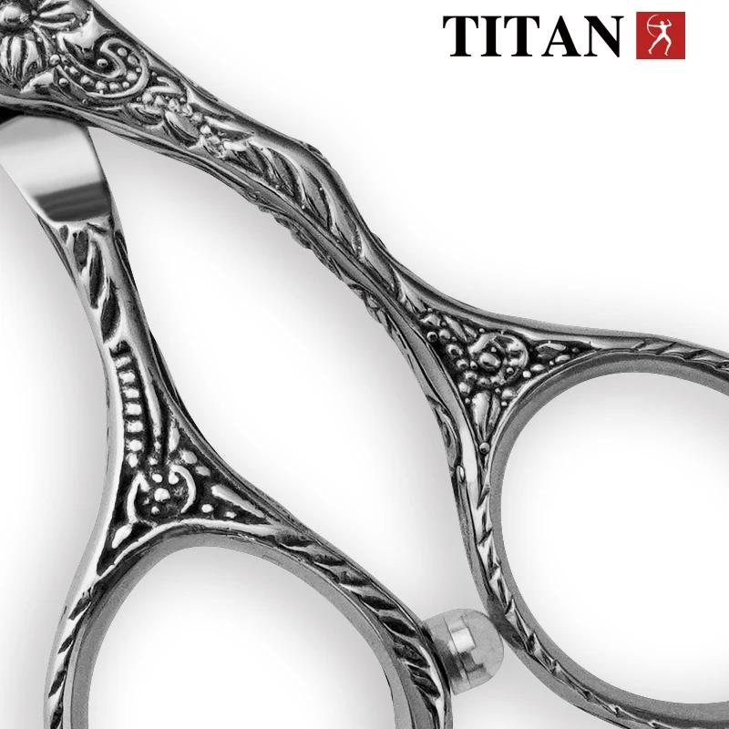 Titan japonais 440 acier 6 pouces ciseaux de coiffure professionnels pour la coupe de barbier, cisai