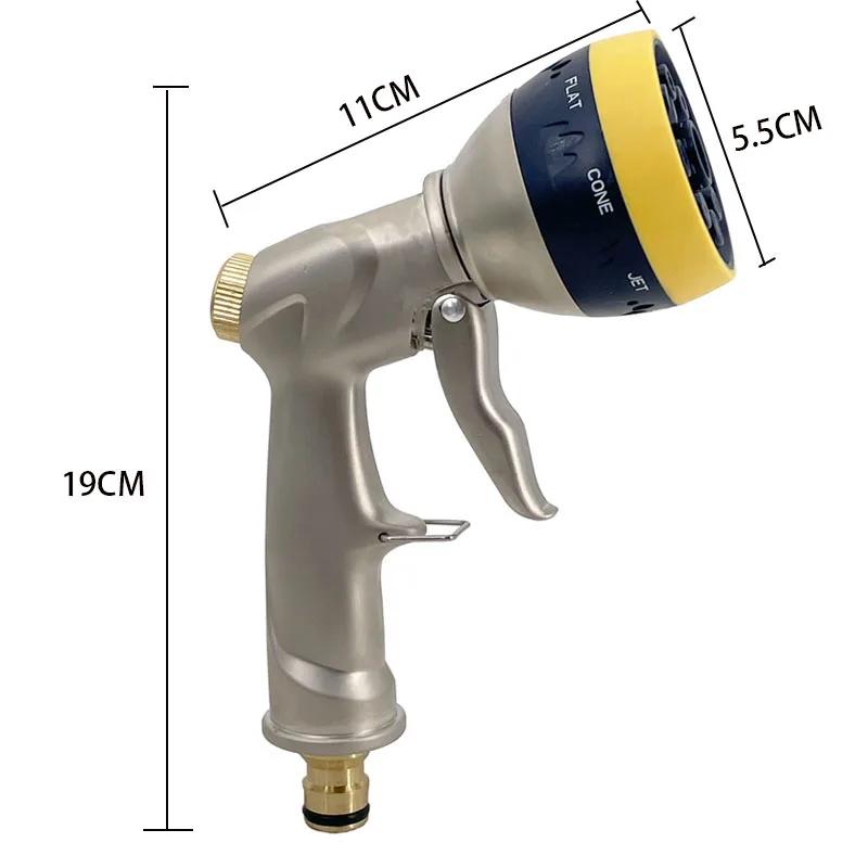 Pistolet à eau de jardin réglable, buse de tuyau d'arrosage, lave-linge à haute pression, outil de n