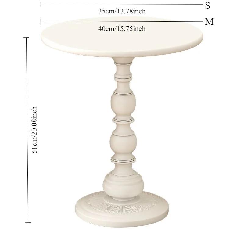 Table d'appoint vintage en fer forgé de style nordique, table basse rétro chic pour salon, canapé, c