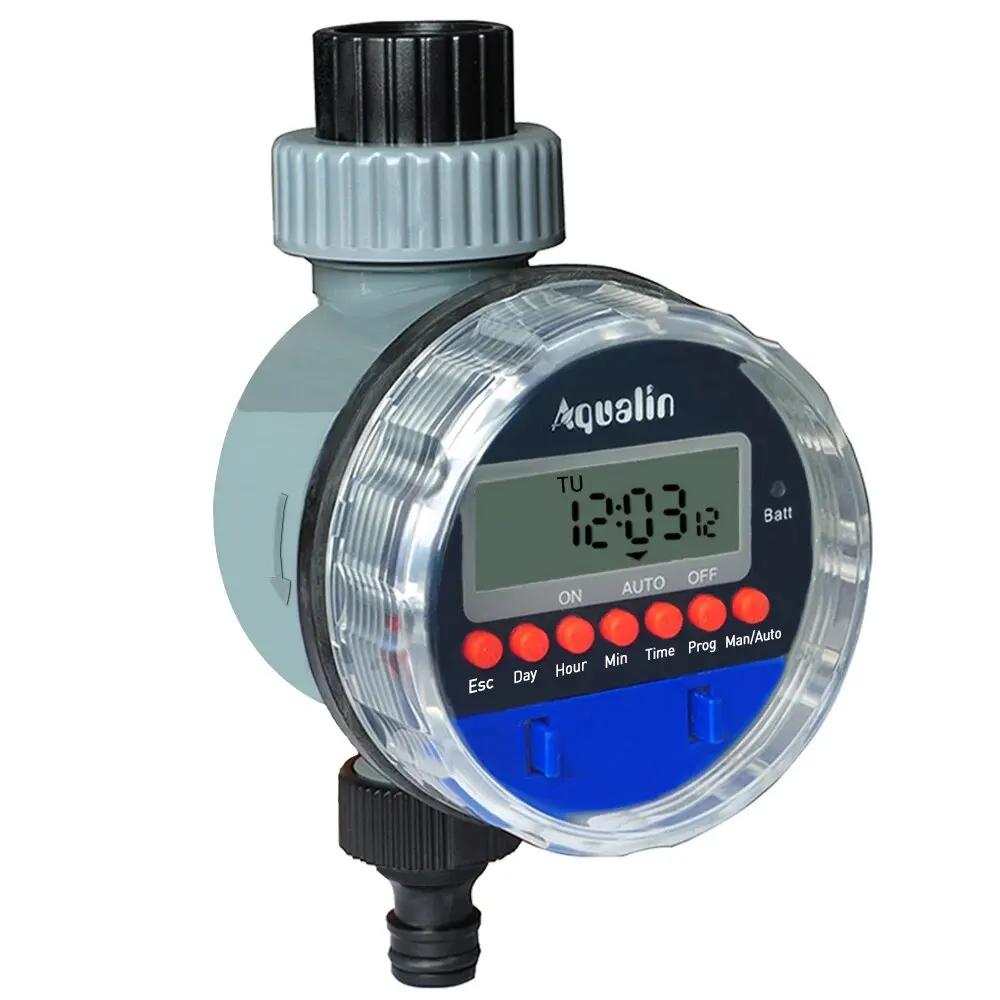 Minuterie d'arrosage électronique avec écran LCD, vanne à bille pour jardin domestique, contrôleur d