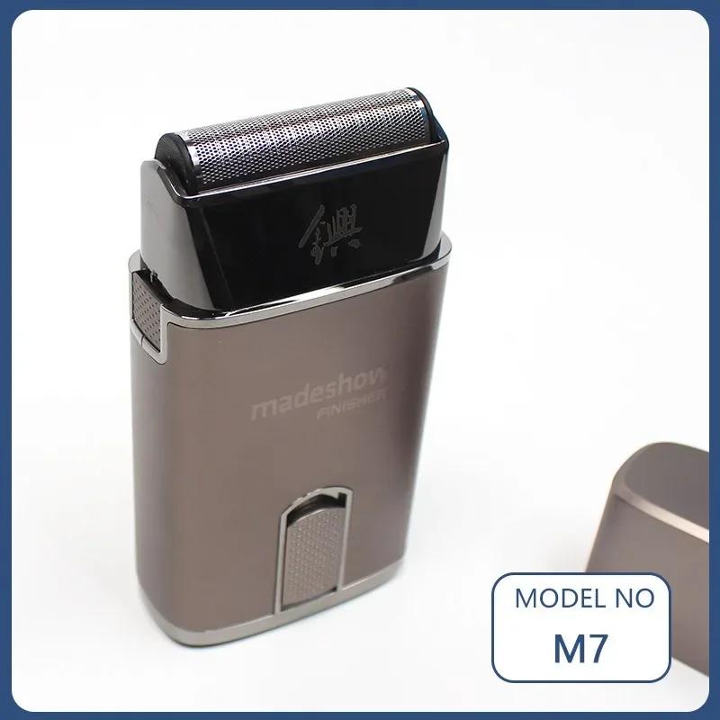 Nouveau Madeshow M7 métal rasoir électrique 8000 tr/min lame de lévitation magnétique professionnell