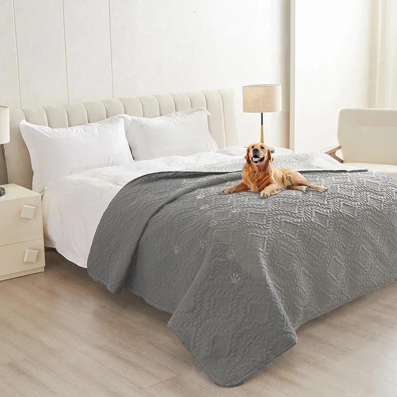 Housse de lit imperméable pour chien, couverture pour meubles, protection de lit, housse de canapé p