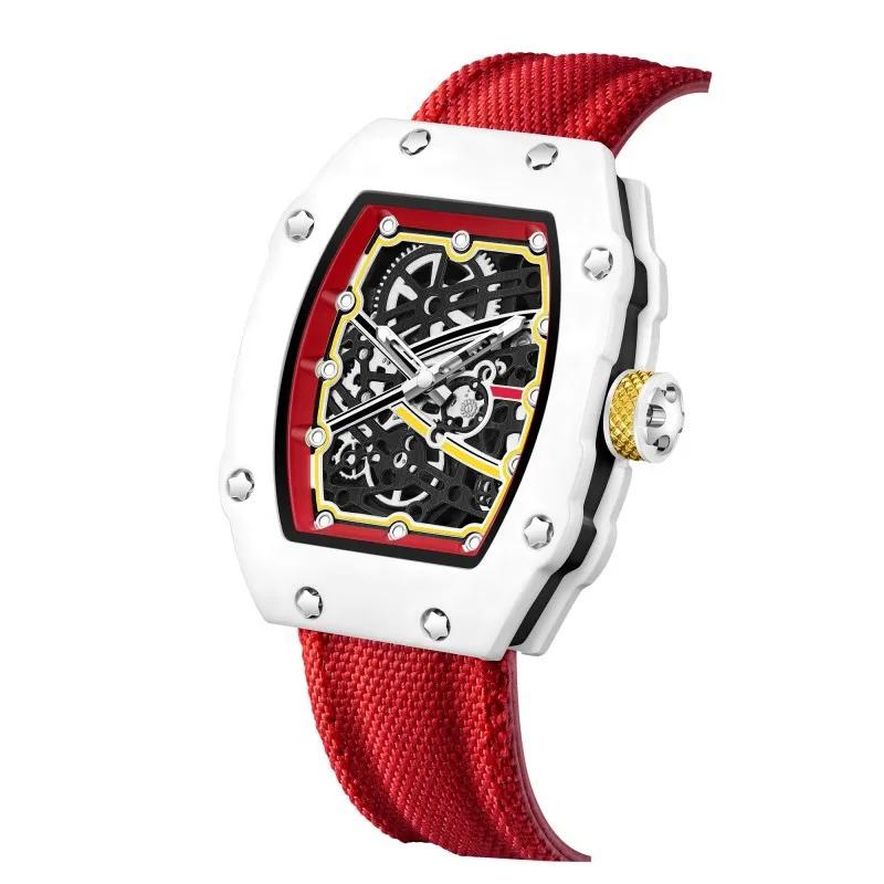 Nouvelle montre à quartz pour homme ultra-fine de forme cylindrique, design élégant et tendance, mon