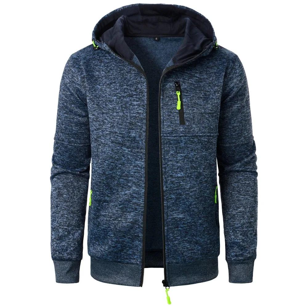 Nouveaux hommes sport Fitness sweat-shirt décontracté Cardigan vestes à capuche Cardigan sweats à ca