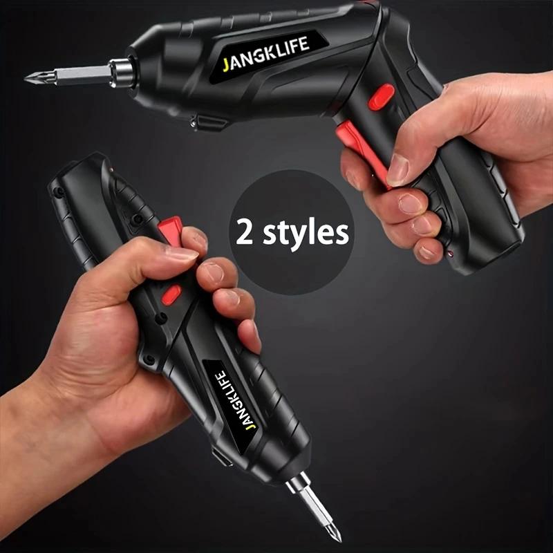 JANGKLIFE tournevis électrique batterie tournevis sans fil Rechargeable puissant Impact tournevis sa