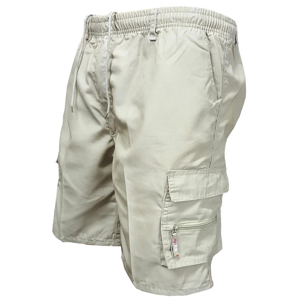 Short cargo militaire pour homme, pantalon de survêtement multi-poches, pantalon de randonnée, joggi