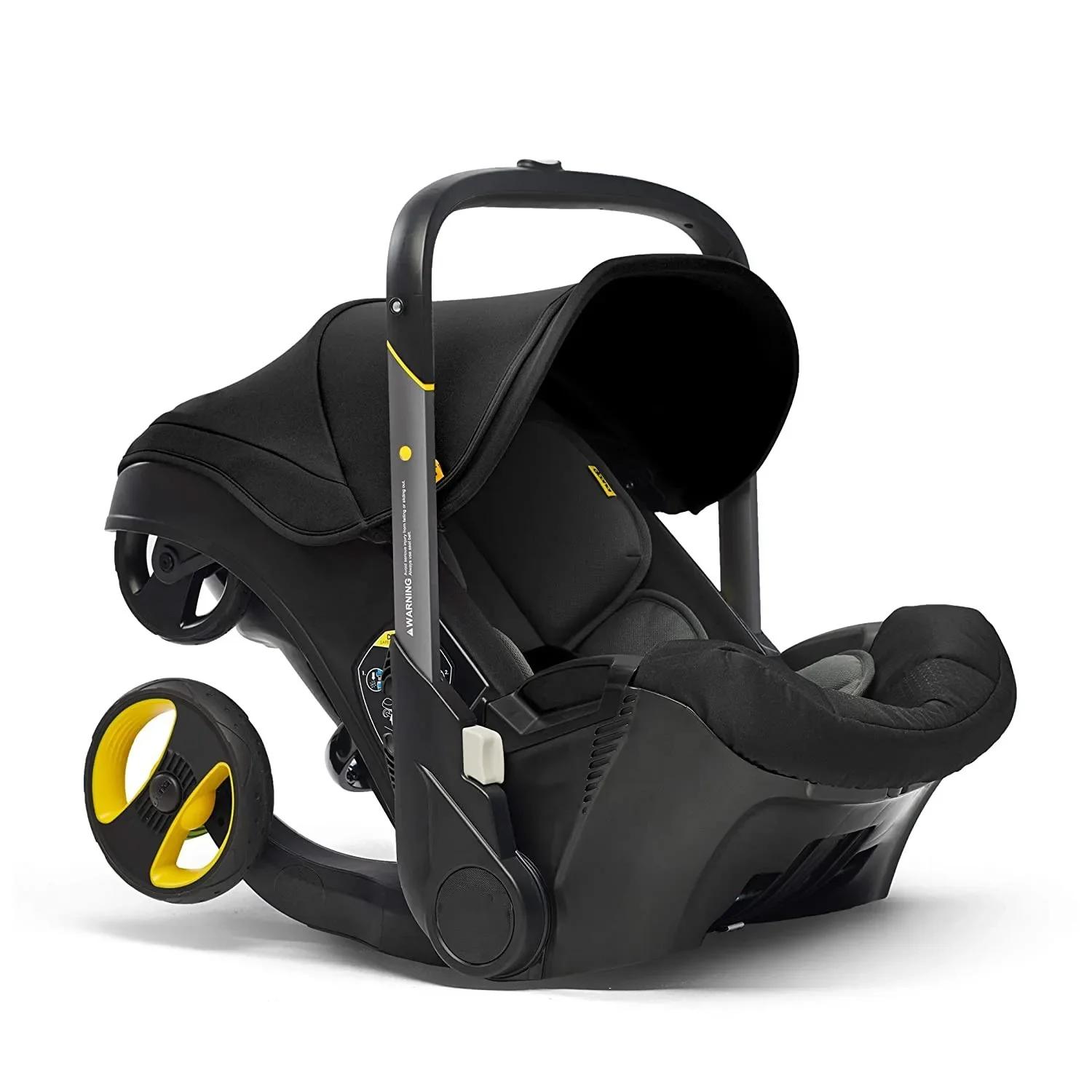 Poussette 3 en 1 avec siège auto pour bébé, chariot pliable pour nouveau-né