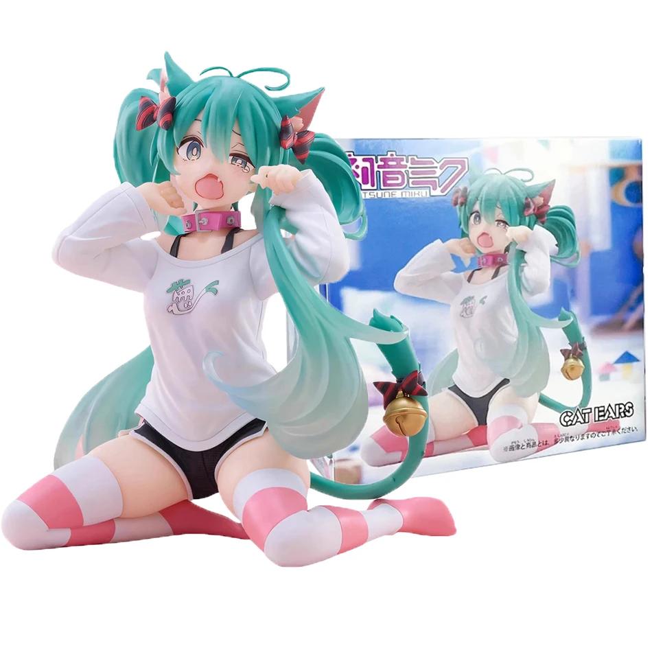 Animation Anime belle fille Hatsune Miku fait à la main diable Hatsune Miku chat oreille Hatsune Mik
