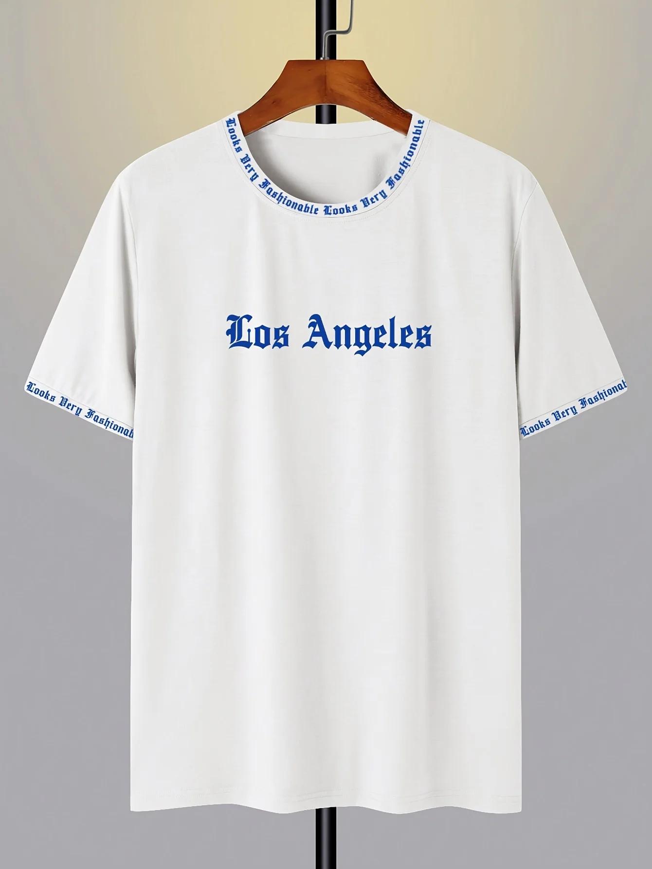 Le nouveau T-shirt pour hommes pour l'été 2025, est un décontracté, à la mode, sportif, respirant, d